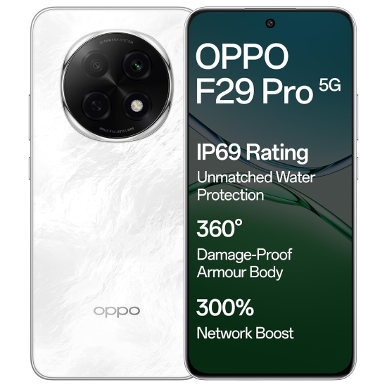 OPPO F29 Pro 5G (Marble White, 8GB RAM, 256GB)